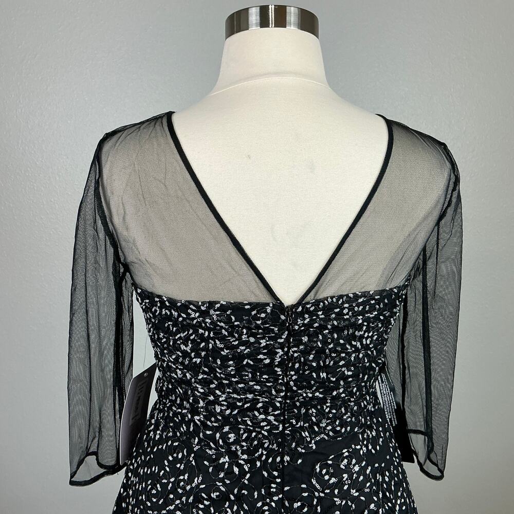 JS Collections Sequin Midi Fit and Flare Cocktail… - image 9